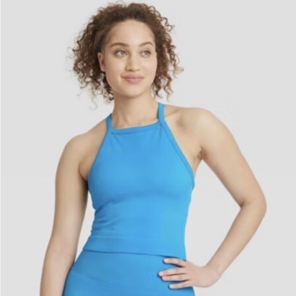 All‎ in Motion Blue Sports Bra